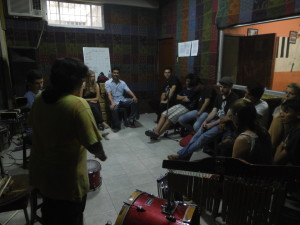 Taller de percusión.