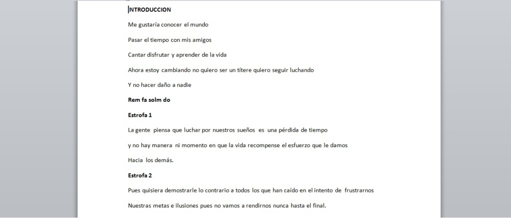 letra